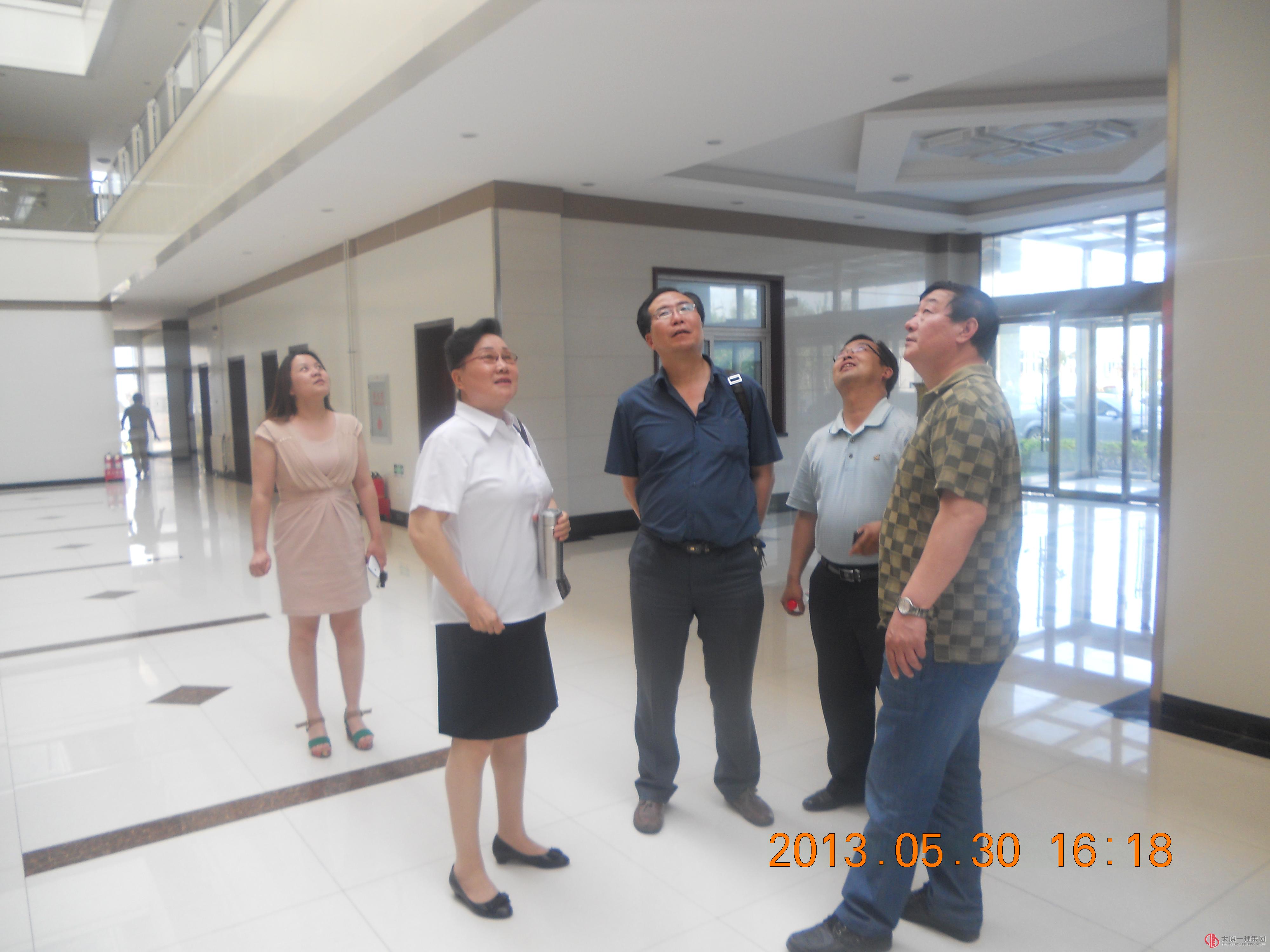 集团公司工程接受省优现场复查