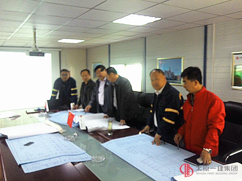 育英中学项目部开展技术指导活动